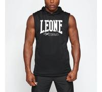 LEONE 1947, Smanicato con Cappuccio Logo, Unisex Adulto, Nero, M, ABX110