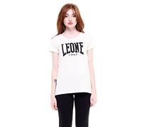 LEONE 1947 - T-Shirt da Donna Maniche Corte Logo Grande Welcome Back - W4212S5J02 - Whisper White (166), S