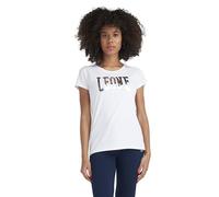 LEONE 1947 T-Shirt Maxi Logo Donna con Maniche Corte Training