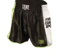 PANTALONCINO KICK/THAY LEONE AB760 ABBIGLIAMENTO TECNICO THAY BOXE KICK NERO