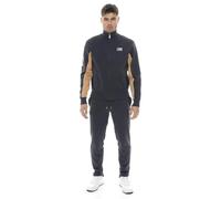LEONE 1947 Tuta invernale uomo collo alto, pantalone con polsino, Color Block