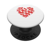 Leone A Forma di Cuore Leoni PopSockets PopGrip Adesivo