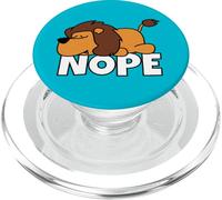 Leone Africa Animali Viaggio Not Today Nope PopSockets PopGrip per MagSafe