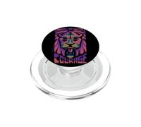 LEONE AFRICANO, SIMBOLO DI CORAGGIO PopSockets PopGrip per MagSafe
