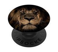 Leone africano Wildkatze Criniera PopSockets PopGrip Intercambiabile