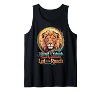 Leone benedetto da Yahuah amato da Yahusha Led Ruach Tee Canotta