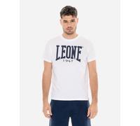 Leone Big Logo M - T-shirt - Uomo - Bianco L