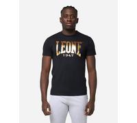 Leone Big Logo M - T-shirt - Uomo - Nero nd_XXL