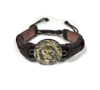 Leone Bracciale Rastafari Irie Reggae Jamaica Hawaii Vibes Regolabile 1SZ Per