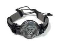 Leone Bracciale Rastafari Irie Reggae Jamaica Hawaii Vibes Regolabile 1SZ Per