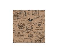 Leone Carta antigrasso rettangolare "vintage", 33 x 32,5 cm, 500 pezzi Carta antigrasso rettangolare "Vintage", 33 x 32,5 cm, 500 pezzi