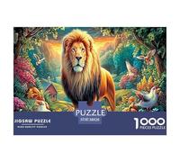Leone colorato Puzzle 1000 Pezzi, Impossibile Jigsaw Puzzle Per Adulti Bambino, Giochi Stimolanti Per Tutta La Famiglia 38x26cm/1000pcs
