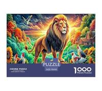 Leone colorato Puzzle 1000 Pezzi, Jigsaw Puzzle Ad Alta Difficoltà Regali Per Adulti E Adolescenti Home Giochi 70x50cm/1000pcs