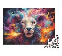 Leone Colorato Puzzle 1000 Pezzi per Adulti 38x26cm/1000pcs