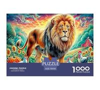 Leone colorato Puzzle 1000 Pezzi Per Adulti, Puzzle Impossibile 1000 Pezzi Gioco Di Sfida Intellettuale Puzzle 70x50cm/1000pcs