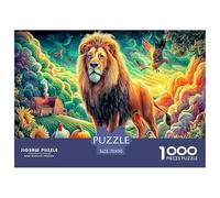 Leone colorato Puzzle Da 1000 Pezzi Per Adulti E Bambini - Puzzle Ad Alta Difficoltà,Giochi Stimolanti Per Tutta La Famiglia 70x50cm/1000pcs