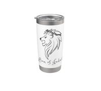 Leone compleanno segno zodiacale uomini e donne Leo amore divertente leone Bicchiere termico in acciaio inox doppia parete
