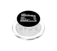 Leone compleanno segno zodiacale uomini e donne Leo amore divertente leone PopSockets PopGrip per MagSafe