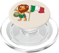 Leone con bandiera Italia PopSockets PopGrip per MagSafe