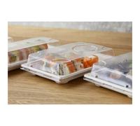 Leone Coperchio in PET per vassoio sushi, 50 pezzi Coperchio in PET per vassoio sushi, 50 pezzi