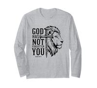 Leone Cristiano di Giuda Croce Dio Non Ti ha dimenticato Maglia a Manica