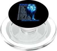 Leone Cristiano Gesù è il mio Dio Re, Signore e Salvatore PopSockets PopGrip per MagSafe