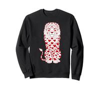 Leone Cuore Criniera San Valentino Wild Animal Felpa