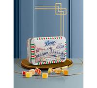 Leone dal 1857 - Caramelle Leone Latta Gelée - Caramelle Morbide - Caramelle Vegane e Senza Glutine - Collezione Cartoline Italiane - Gusto Agrumi (Arancia,Limone,Mandarino) - Venezia - 100g