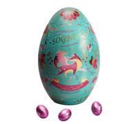 Leone dal 1857 Latta a forma di Uovo di Pasqua con Ovetti Fondenti ripieni di