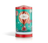 Leone dal 1857 - Latta Carillon con Gelatine ricoperte di Cioccolato Fondente - Edizione Limitata Natale in Mongolfiera - Latta con Carillon da 130 gr