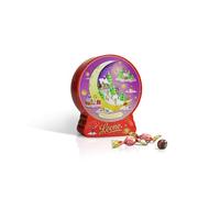Leone dal 1857 - Latta Piatta Boule Gourmet - Cioccolatini Assortiti - Praline Senza Glutine - Confezione da 100g - Dolci Scrigni Incantati - Idee Regalo Natale