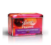 Leone dal 1857 - Latta Praline Gelatine alla Fragola, Arancia e Amarena Ricoperte di Cioccolato Fondente - Cioccolatini Leone - Senza Glutine e Vegetariano - Latta Regalo da 150 gr