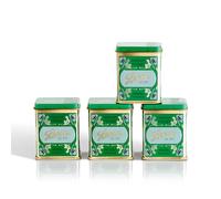 Leone dal 1857 - Lattina Pastiglie Leone Menta - Caramelle gusto Menta Senza Glutine e Vegane - 4 Lattine da 30g (4 x 30g)