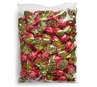 Leone dal 1857 - Sacchetto Ricarica con Boule Assortite - Gelatine Gourmet alla Fragola Ricoperte di Cioccolato Fondente al 70% - Senza Glutine - Sacchetto da 500gr