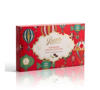 Leone dal 1857 - Scatola Cioccolatini al Pistacchio - Lingottini e Tartufi al Pistacchio - Edizione Limitata Natale in Mongolfiera - Confezione Regalo 150 gr