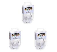 Leone Dell'Era 20 Ganci piccoli appendere quadri con spilli in acciaio temprato - Scatola appendibile - Made in Italy, Pacco da 3