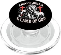 Leone di Giuda Agnello di Dio Christian Streetwear PopSockets PopGrip per MagSafe