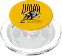 Leone di Giuda Bold Faith Christian Graphic Design Back Print PopSockets PopGrip per MagSafe