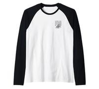 Leone di Giuda Bold Faith Front & Back Revelation Design Maglia con Maniche Raglan