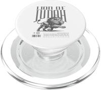 Leone di Giuda Cristiano Grafica Bold Faith Design Lion Art PopSockets PopGrip per MagSafe
