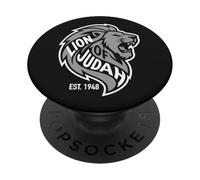 Leone di Giuda EST 1948 Israele Heritage Roaring Lion Simbolo PopSockets PopGrip Adesivo