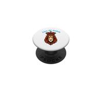 Leone Di Giuda Gesù Re Della Giungla Leone Compleanno PopSockets PopGrip Adesivo