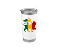 Leone di Giuda Rastafari Bicchiere termico in acciaio inox doppia parete