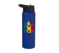 Leone di Giuda Rastafari Stainless Steel Insulated Water Bottle