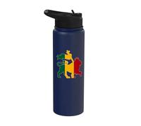 Leone di Giuda Rastafari Stainless Steel Insulated Water Bottle