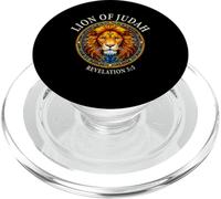 Leone di Giuda Rivelazione Bibbia Verse Stained Glass Art PopSockets PopGrip per MagSafe