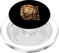 Leone di Giuda Yeshua Figlio di Yahweh Fede Cristiano Gesù PopSockets PopGrip per MagSafe