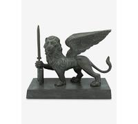 Leone di San Marco (base metallica) 001 - Decorazione veneziana per la casa in o