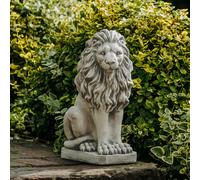 Leone direzione vista destra statua in pietra H.53 cm 35 x 26 cm 39 kg cement...