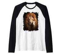 Leone e Agnello : Messia Potente Protettore Maglia con Maniche Raglan